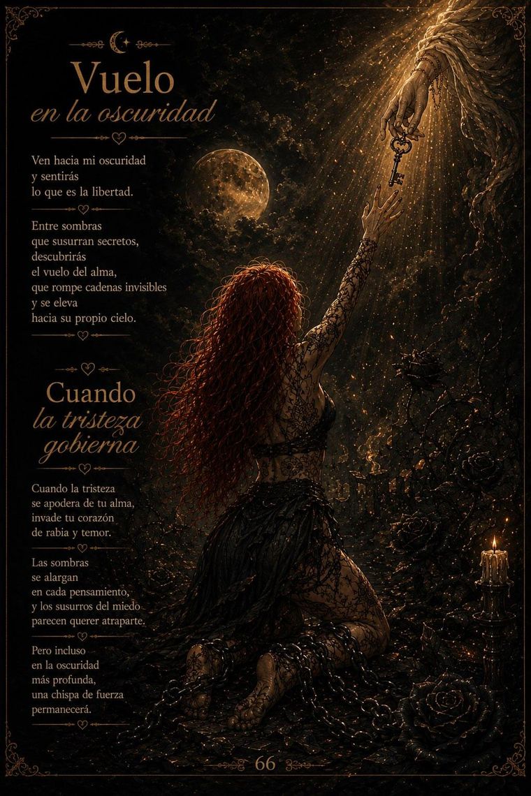 Página 66 del libro: Vuelo en la oscuridad y Cuando la tristeza gobierna.