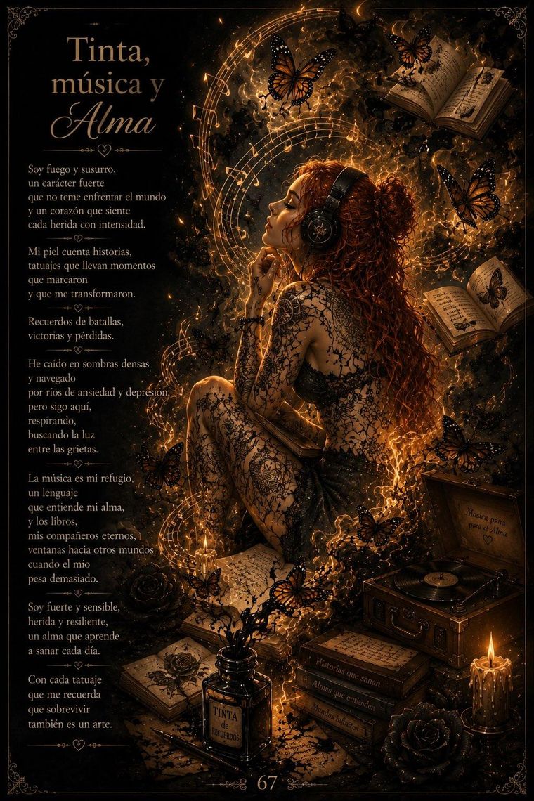 Página 67 del libro: Tinta, música y Alma.